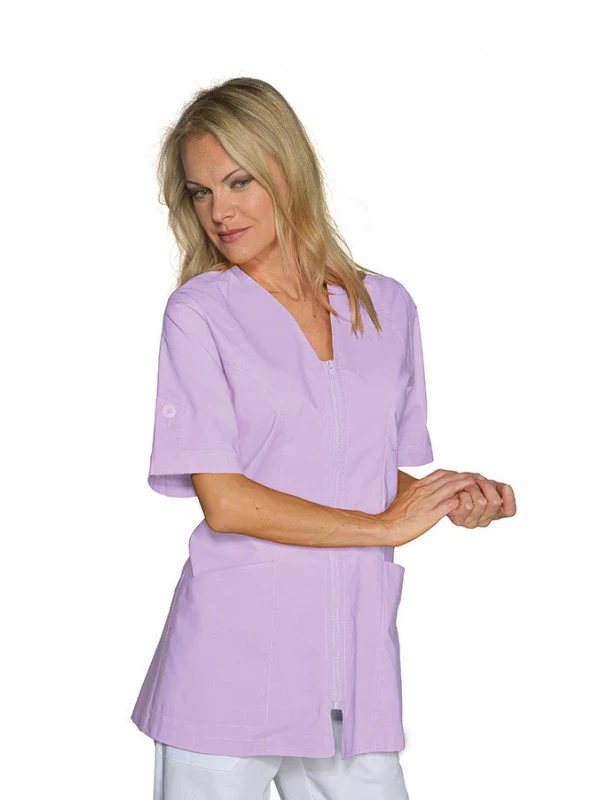 Tunique Médicale Parme Manches Retroussables Clinic Look 8 Tunique Médicale Parme Manches Retroussables Clinic Look – Image 6