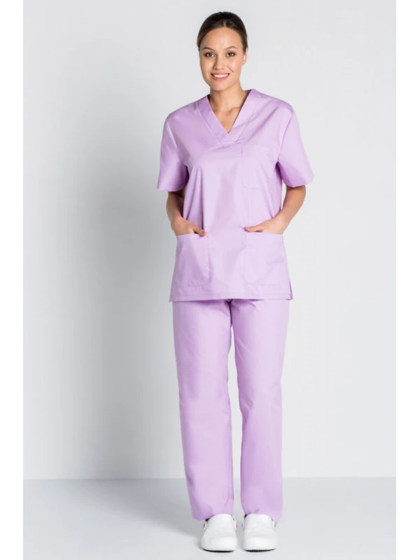 Tunique Médicale Parme Unisexe Col En V 4 Tunique Médicale Parme Unisexe Col En V – Image 2