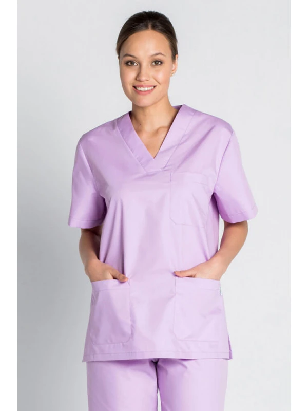 Tunique Médicale Parme Unisexe Col En V 5 Tunique Médicale Parme Unisexe Col En V – Image 3