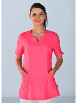 Tunique Médicale Rose Alice -Travail Professionnels Vêtements Magasin tunique medicale rose alice 3