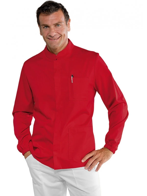 Tunique Médicale Rouge Pour Homme 4 Tunique Médicale Rouge Pour Homme – Image 2