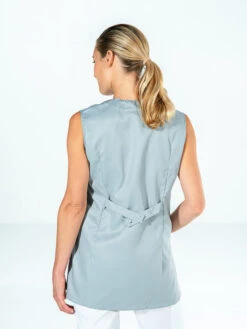 Tunique Médicale Sans Manches LILA SM Gris 9 Tunique Médicale Sans Manches LILA SM Gris -Travail Professionnels Vêtements Magasin tunique medicale sans manches lila sm gris 2