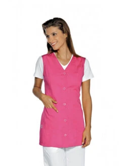 Tunique Médicale Sans Manches Tropea Lilas -Travail Professionnels Vêtements Magasin tunique medicale sans manches tropea lilas 1 1