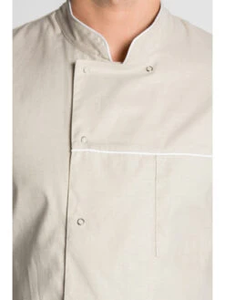 Travail Professionnels Vêtements Magasin -Travail Professionnels Vêtements Magasin tunique pharmacien manches courtes beige 1