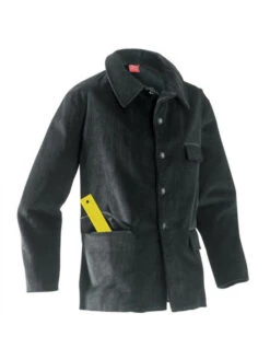 Vareuse De Travail Noir Ernest, Col Chevalier A. Lafont