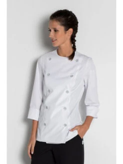 Veste Blanche De Cuisine Dolce Design -Travail Professionnels Vêtements Magasin veste blanche de cuisine dolce design 4