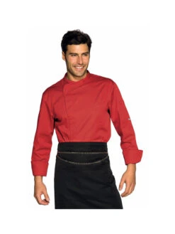 Veste Chef Cuisinier Bilbao Rouge