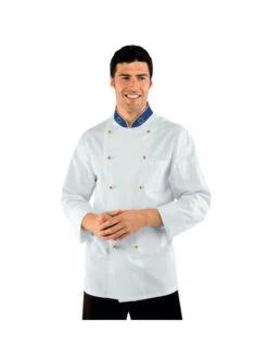 Veste Chef Cuisinier Euroitaly Vert Blanc