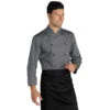 Veste Chef Cuisinier Gris -Travail Professionnels Vêtements Magasin veste chef cuisinier gris