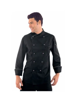 Veste Chef Cuisinier Lima Noir