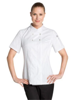 Veste Cuisine Blanche Lady Chef Look