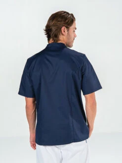 Veste Cuisine Bleu Marine Manches Courtes Mixte COOKIE 8 Veste Cuisine Bleu Marine Manches Courtes Mixte COOKIE -Travail Professionnels Vêtements Magasin veste cuisine bleu marine manches courtes mixte cookie 2