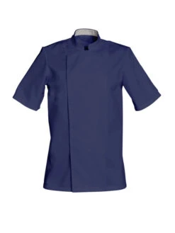 Veste Cuisine Bleu Marine Manches Courtes Mixte COOKIE 9 Veste Cuisine Bleu Marine Manches Courtes Mixte COOKIE -Travail Professionnels Vêtements Magasin veste cuisine bleu marine manches courtes mixte cookie 3