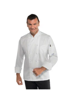 Veste Cuisine Coupe Slimpour Homme 100% Coton Sans Repassage