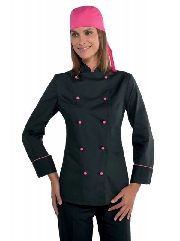 Veste Cuisine Femme Tissu Ultra Leger 4 Veste Cuisine Femme Tissu Ultra Leger – Image 2
