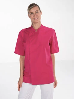 Veste Cuisine Rose Femme Manches Courtes COOKIE 6 Veste Cuisine Rose Femme Manches Courtes COOKIE -Travail Professionnels Vêtements Magasin veste cuisine rose femme manches courtes cookie 1