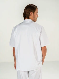 Veste De Cuisine Blanche Manches Courtes MIXTE FABRICE 7 Veste De Cuisine Blanche Manches Courtes MIXTE FABRICE -Travail Professionnels Vêtements Magasin veste de cuisine blanche manches courtes mixte fabrice 2
