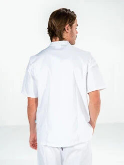 Veste De Cuisine Blanche Mixte Manches Courtes COOKIE -Travail Professionnels Vêtements Magasin veste de cuisine blanche mixte manches courtes cookie 2