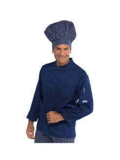 Veste De Cuisine Bleue Bilbao