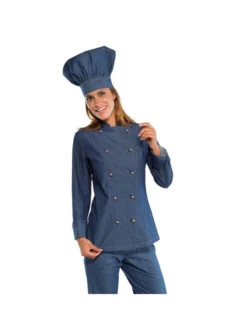 Veste De Cuisine En Jeans Pour Femme