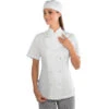 Veste De Cuisine Femme à Boutons Pression 100% Coton -Travail Professionnels Vêtements Magasin veste de cuisine femme a boutons pression 100 coton