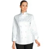 Veste De Cuisine Femme Esmeralda Blanc 100% Coton 1 Veste De Cuisine Femme Esmeralda Blanc 100% Coton -Travail Professionnels Vêtements Magasin veste de cuisine femme esmeralda blanc 100 coton