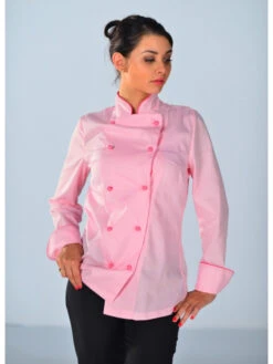 Veste De Cuisine Femme Pink Lady -Travail Professionnels Vêtements Magasin veste de cuisine femme pink lady 4