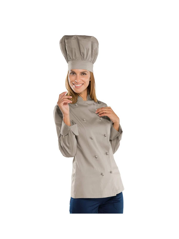Veste De Cuisine Lady Chef Beige 3 Veste De Cuisine Lady Chef Beige