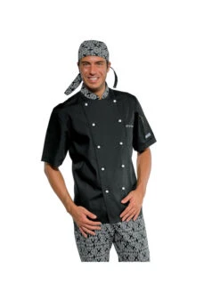 Veste De Cuisine Noire Spécial été
