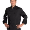 Veste De Cuisine Noire Pas Chère -Travail Professionnels Vêtements Magasin veste de cuisine noire pas chere