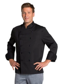 Veste De Cuisine Noire Pas Chère