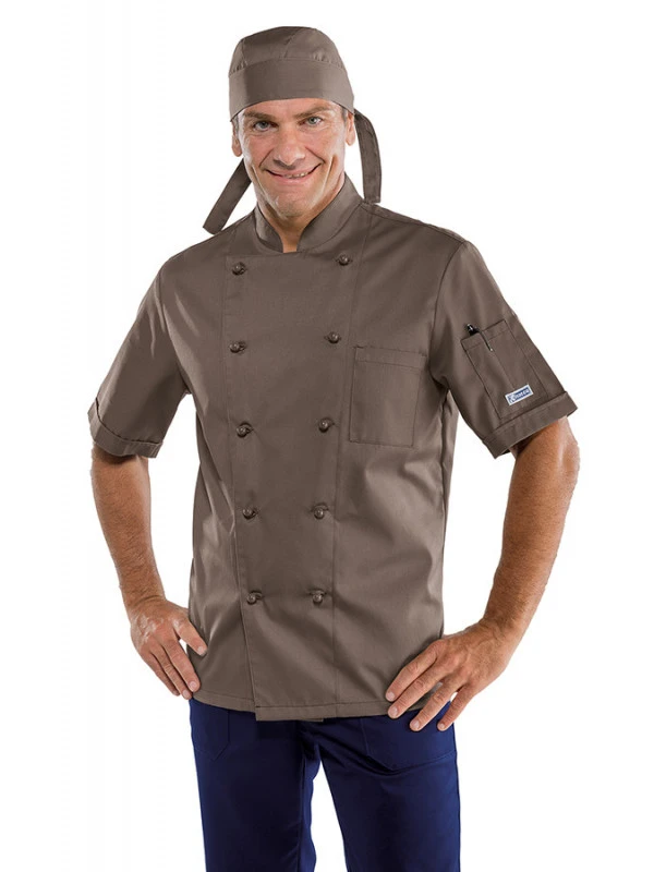 Veste De Pâtissier à Manches Courtes 4 Veste De Pâtissier à Manches Courtes – Image 2
