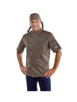 Veste De Pâtissier à Manches Courtes