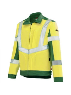 Veste De Travail Hivi Jaune Fluo Et Vert Fonce A. Lafont