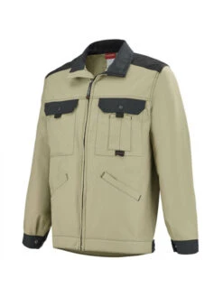 Veste De Travail Homme Beige Et Noir A. Lafont