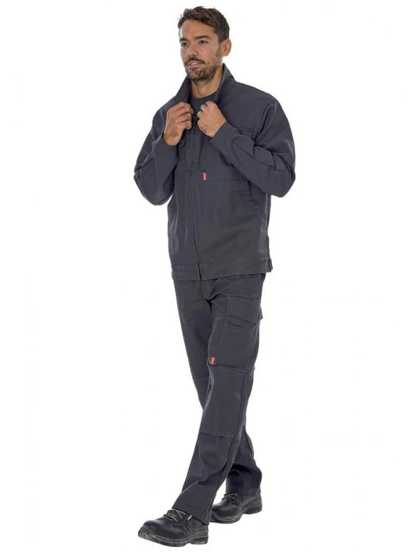 Veste De Travail Homme Gris Charbon 4 Veste De Travail Homme Gris Charbon – Image 2