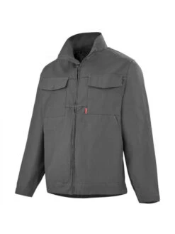 Veste De Travail Homme Gris Charbon