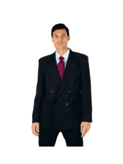 Veste Doubles Boutonnage Col Lancia Noir