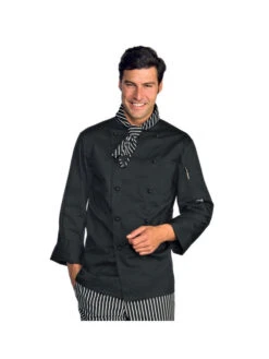 Veste Homme Chef Cuisinier 5XL Noir Polycoton