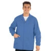 Veste Médicale Homme Manches Longues Sport Bleu